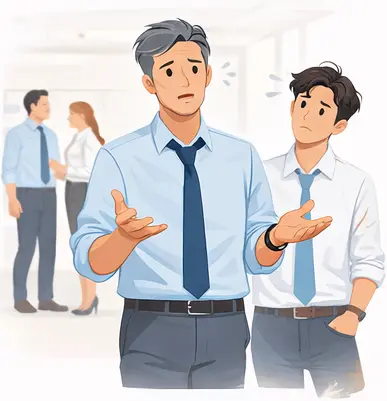 管理職不足のイラスト