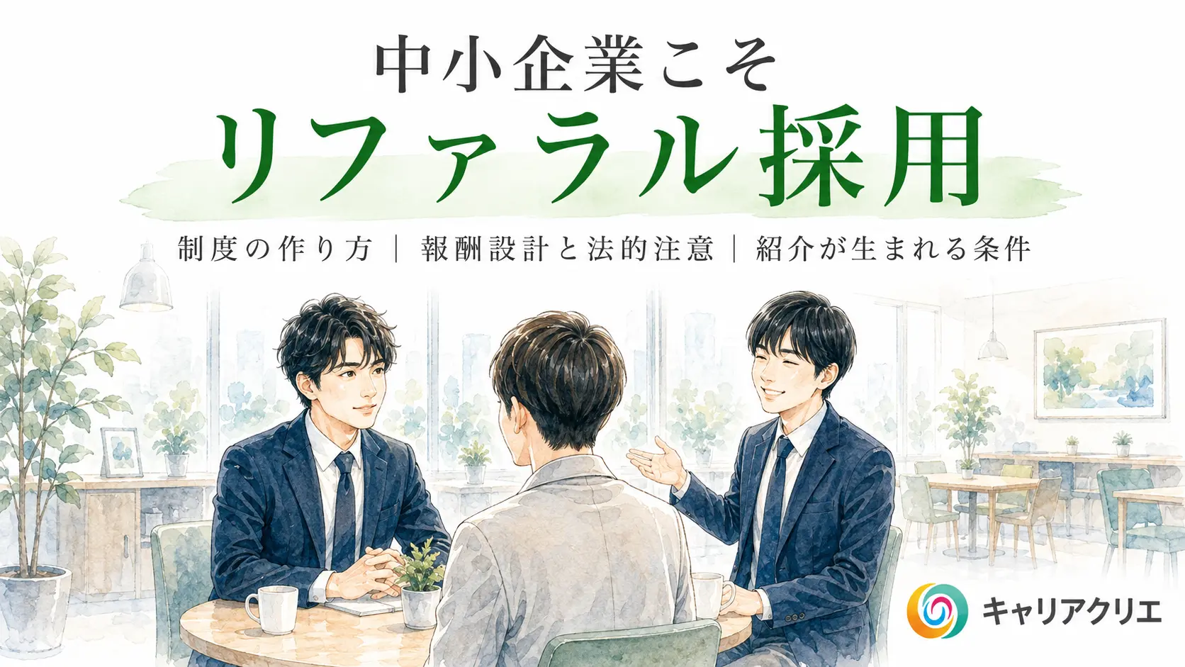 中小企業こそリファラル採用｜社員紹介制度の作り方と報酬設計